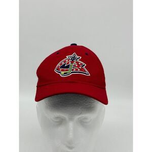 Columbus Blue Jackets Hat Men 7 1-8 Red Fitted The Z Hat NHL Baseball Cap Zephyr